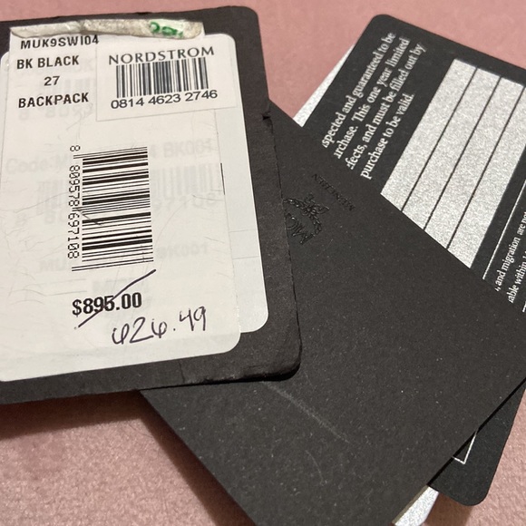 Authentic MCM small backpack - Picture 6 of 8